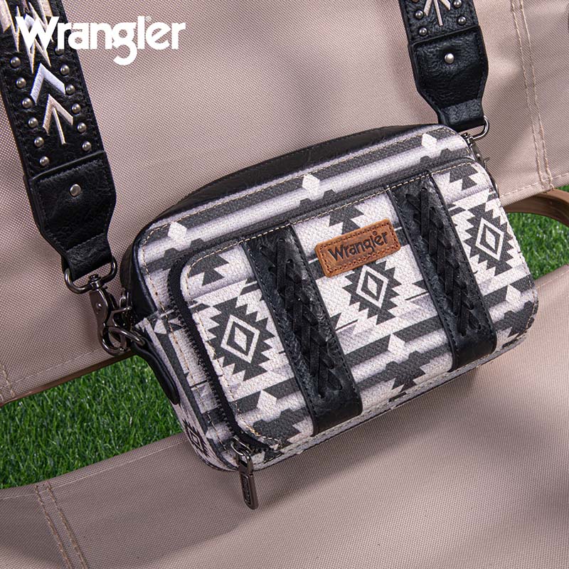 Wrangler Aztec Printed Crossbody /Tote Purse