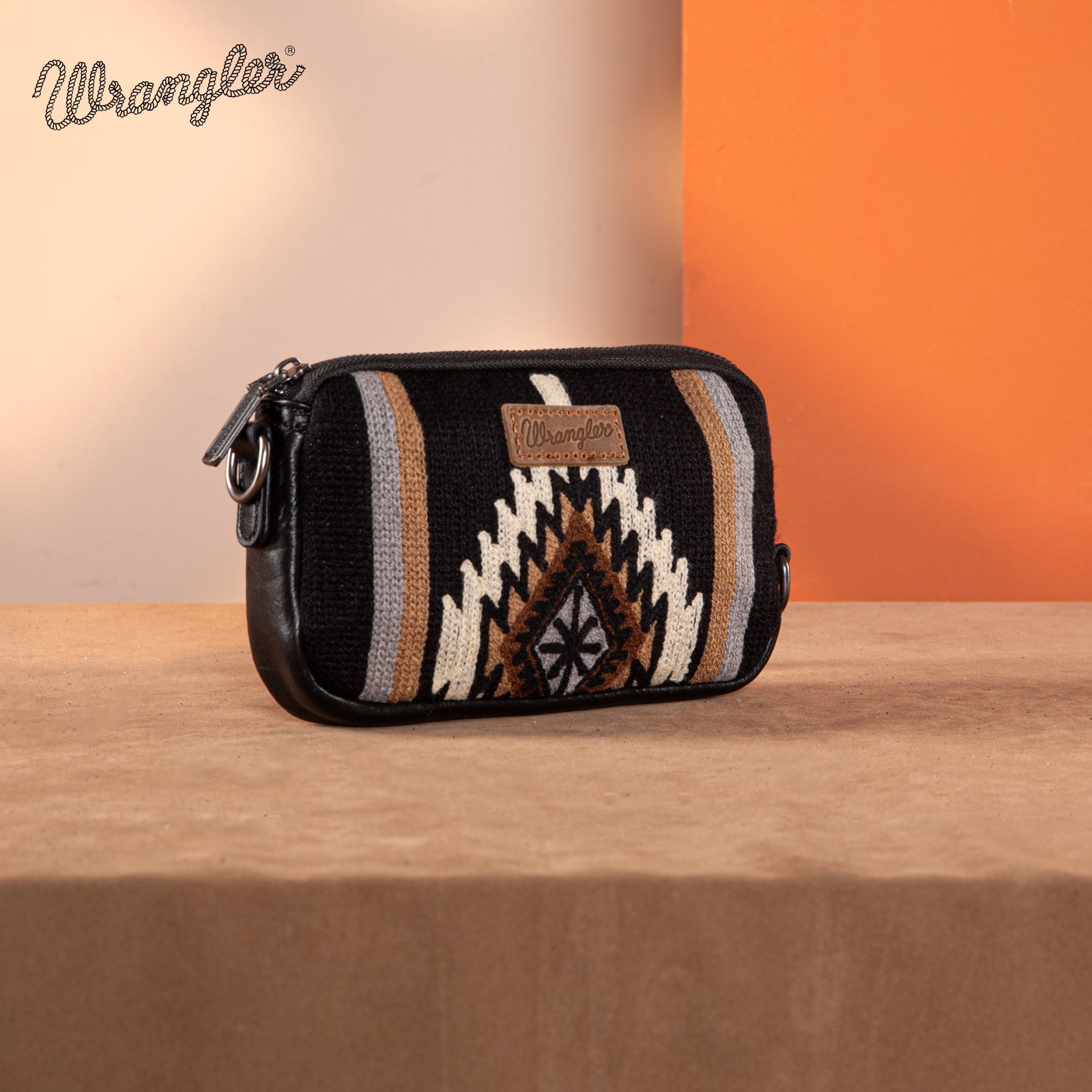 Wrangler Aztec Knitted Backpack Set