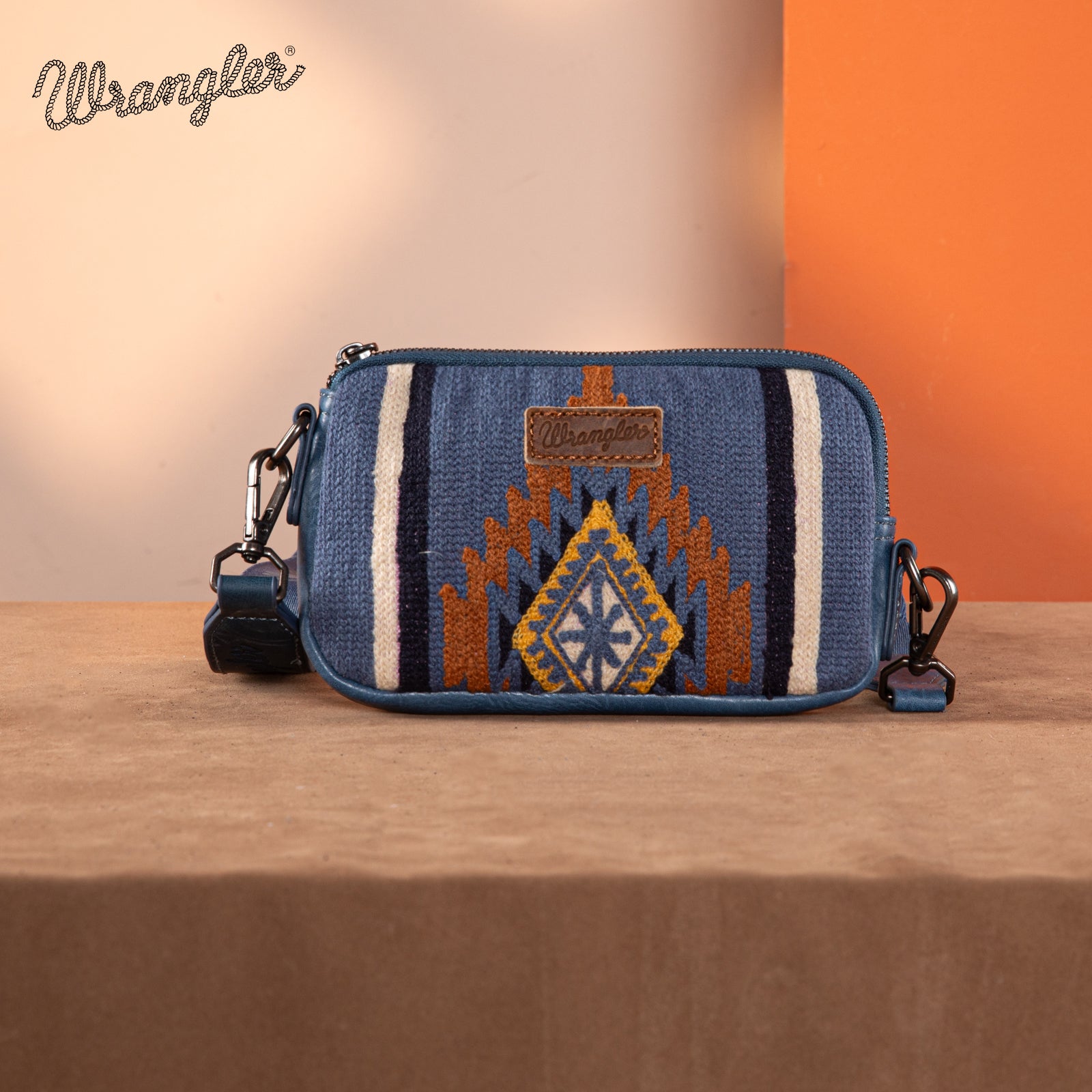 Wrangler Aztec Knitted Backpack Set