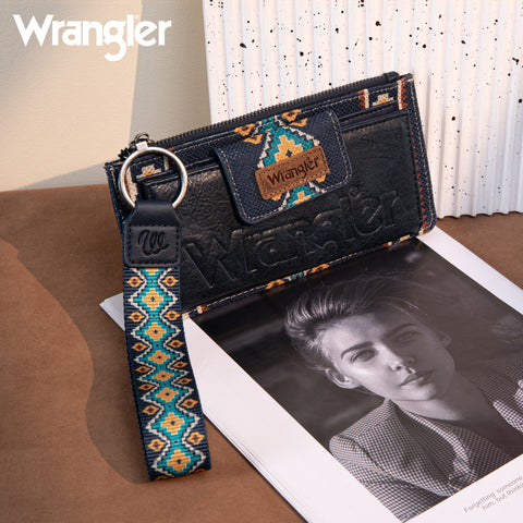 Wrangler Aztec Print Wristlet