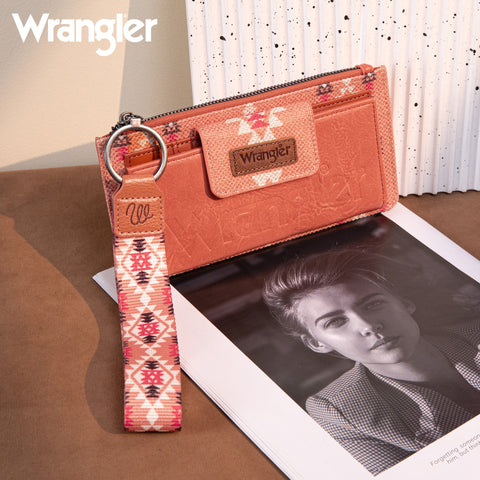 Wrangler Aztec Print Wristlet