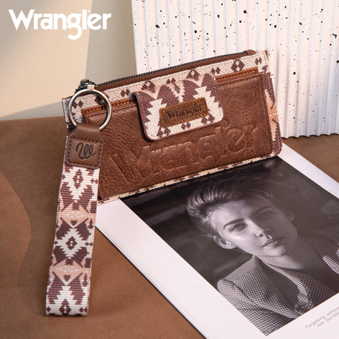 Wrangler Aztec Print Wristlet