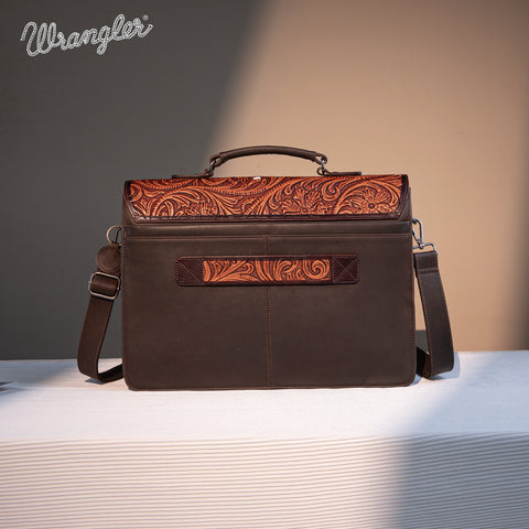 Wrangler Genuine Oily Calf Leather Messenger Bag/Travel Bag/Business Bag