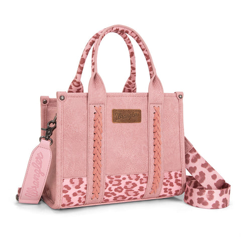 Wrangler Cow Print Concealed Carry Tote/Crossbody