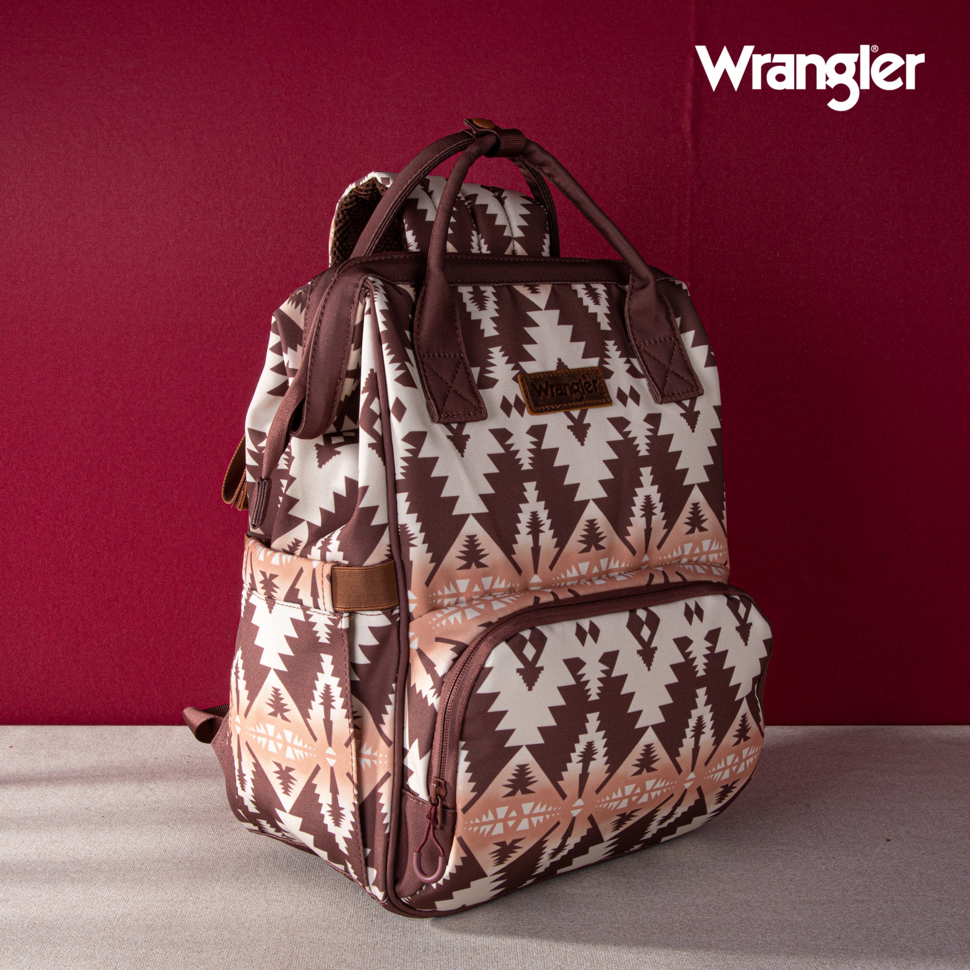 Wrangler Aztec Southwestern Print Diaper Bag