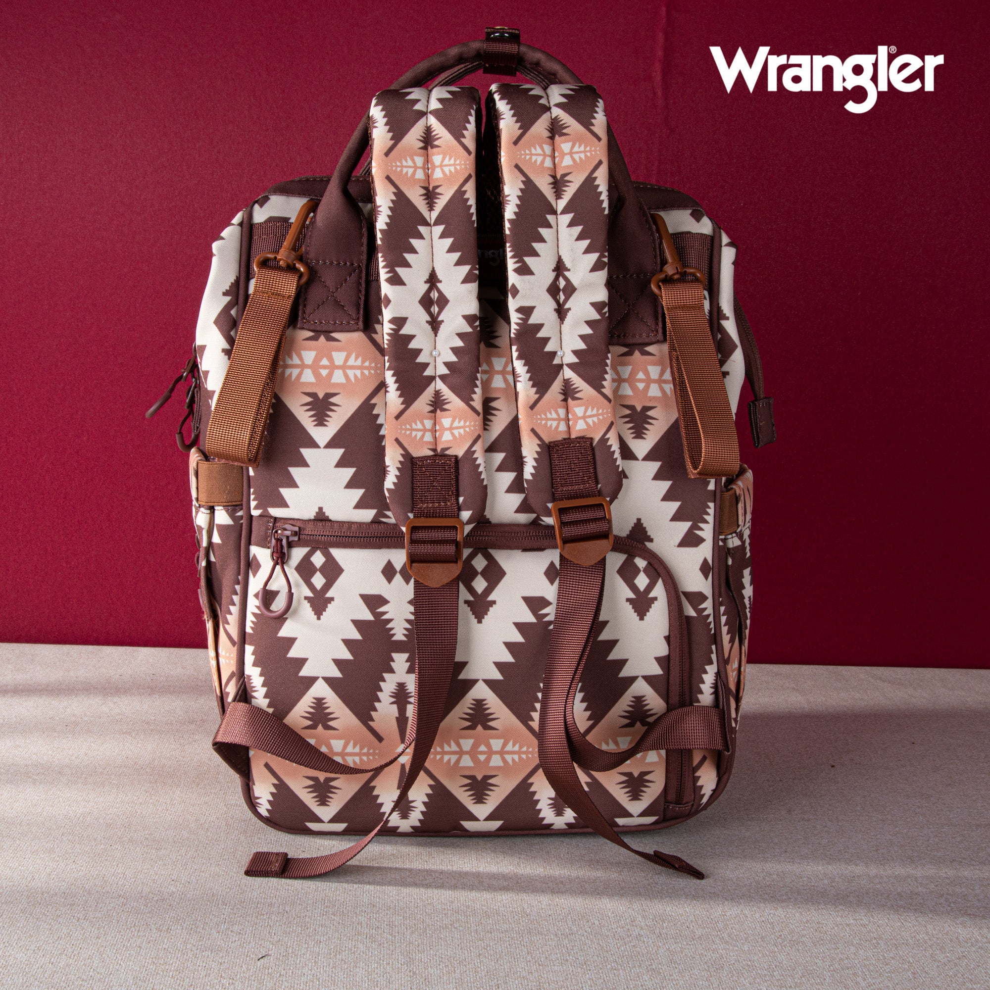 Wrangler Aztec Southwestern Print Diaper Bag