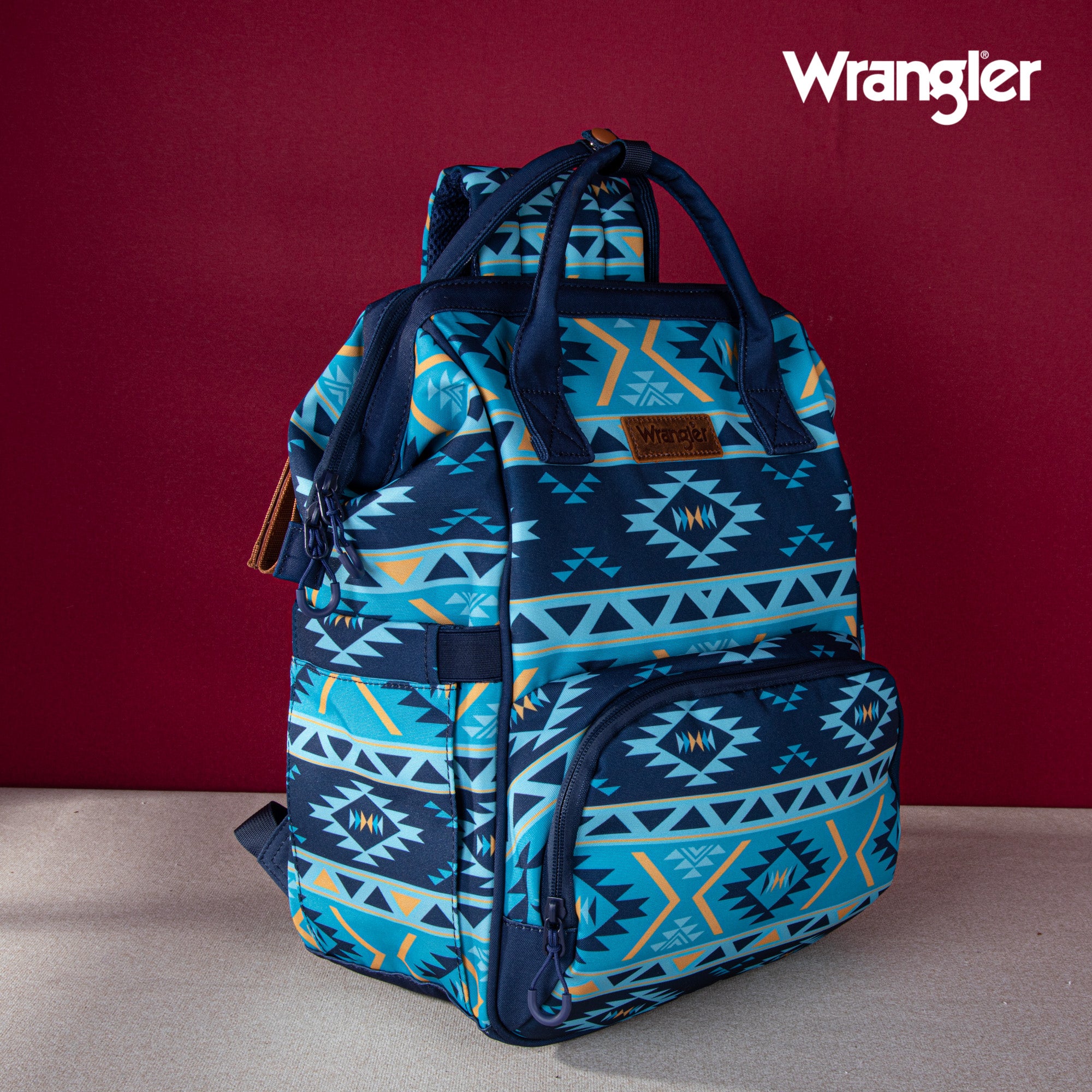 Wrangler Aztec Southwestern Print Diaper Bag