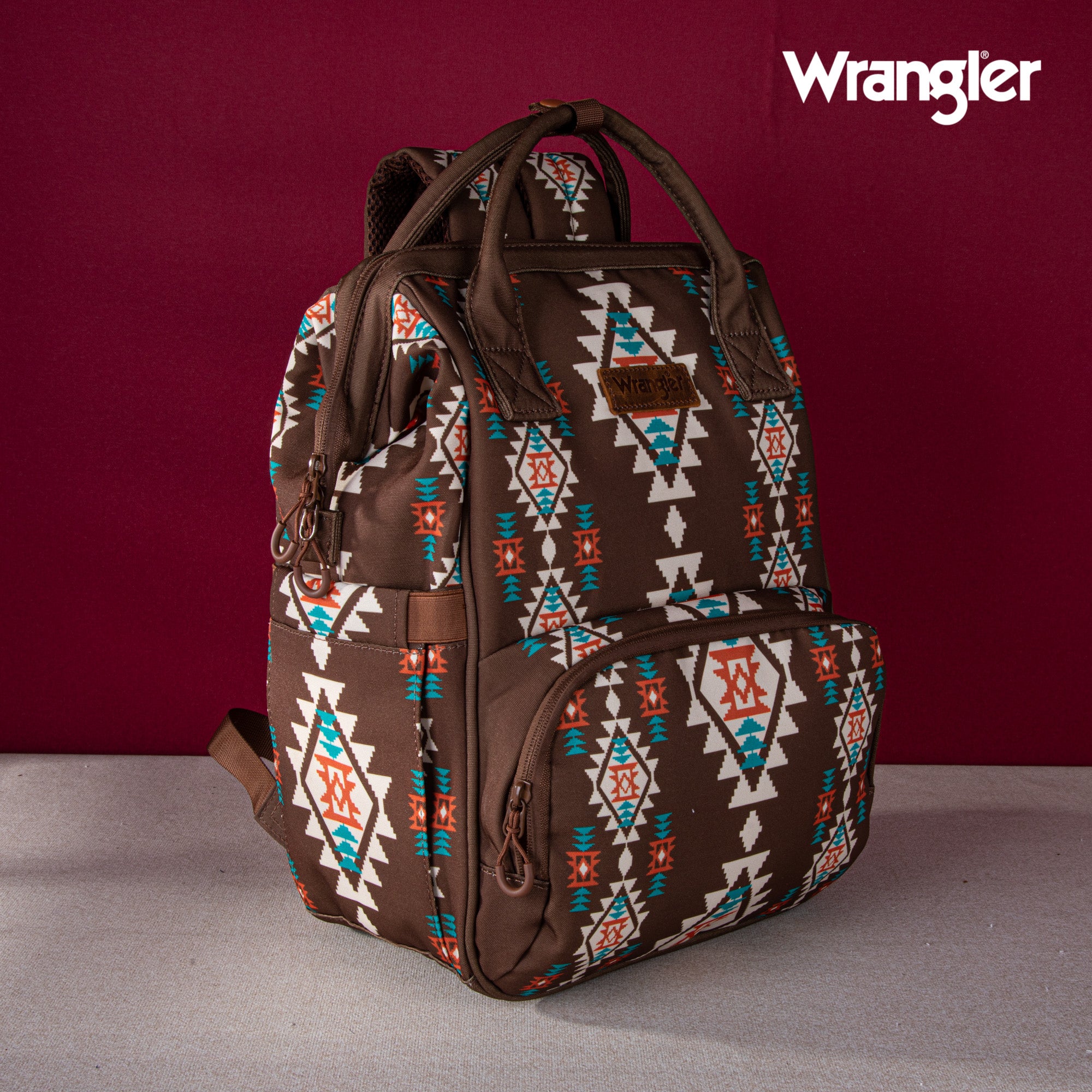 Wrangler Aztec Southwestern Print Diaper Bag