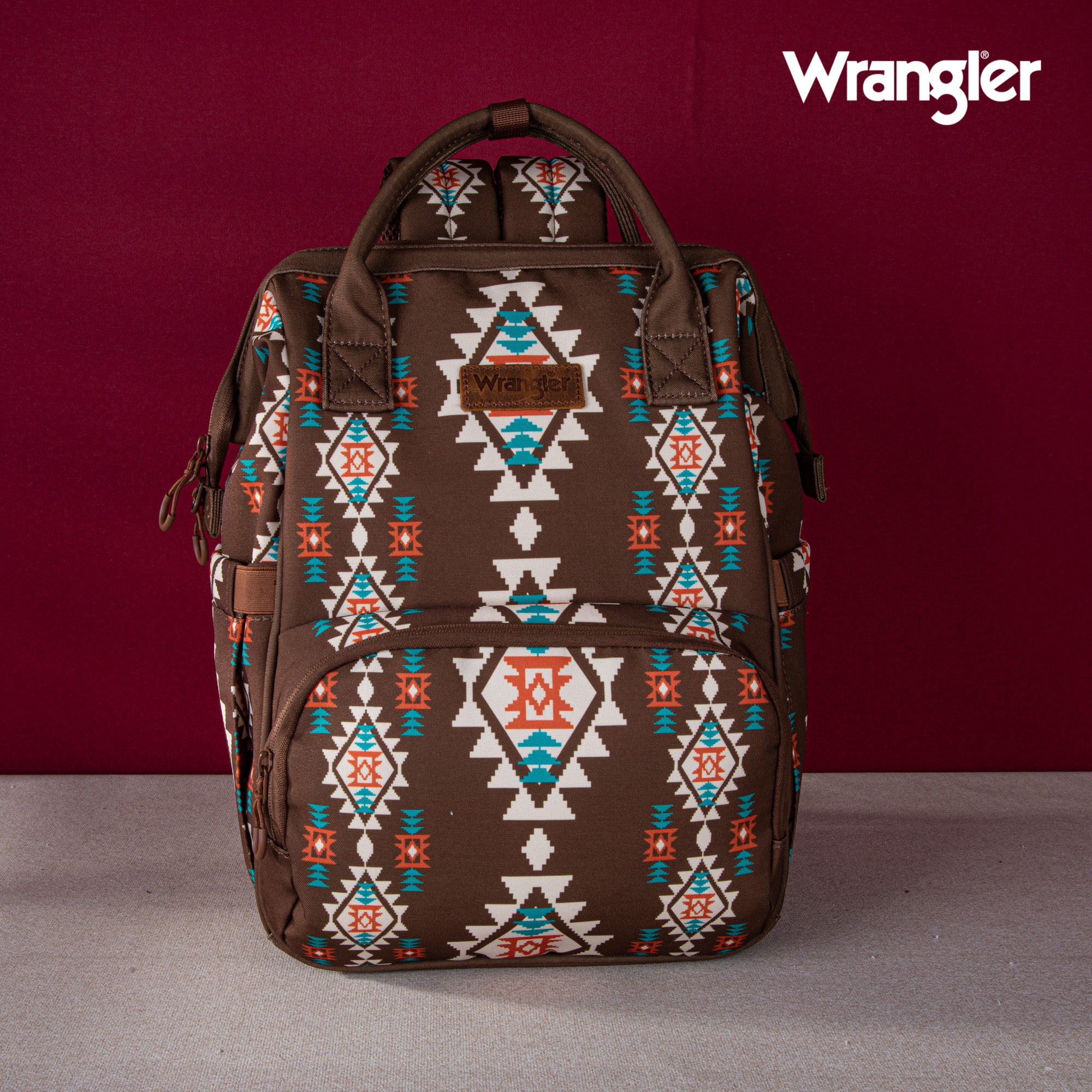 Wrangler Aztec Southwestern Print Diaper Bag