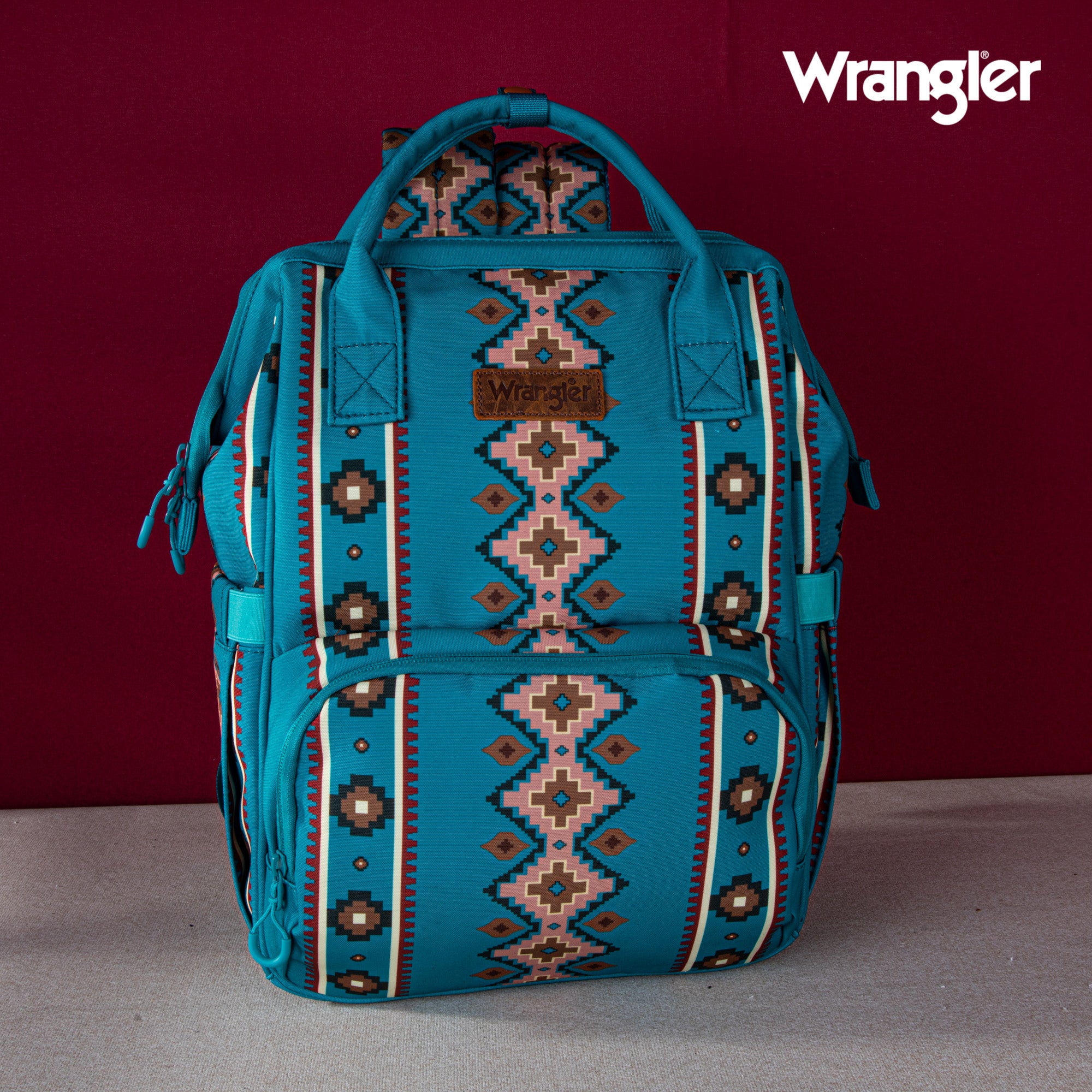 Wrangler Aztec Southwestern Print Diaper Bag