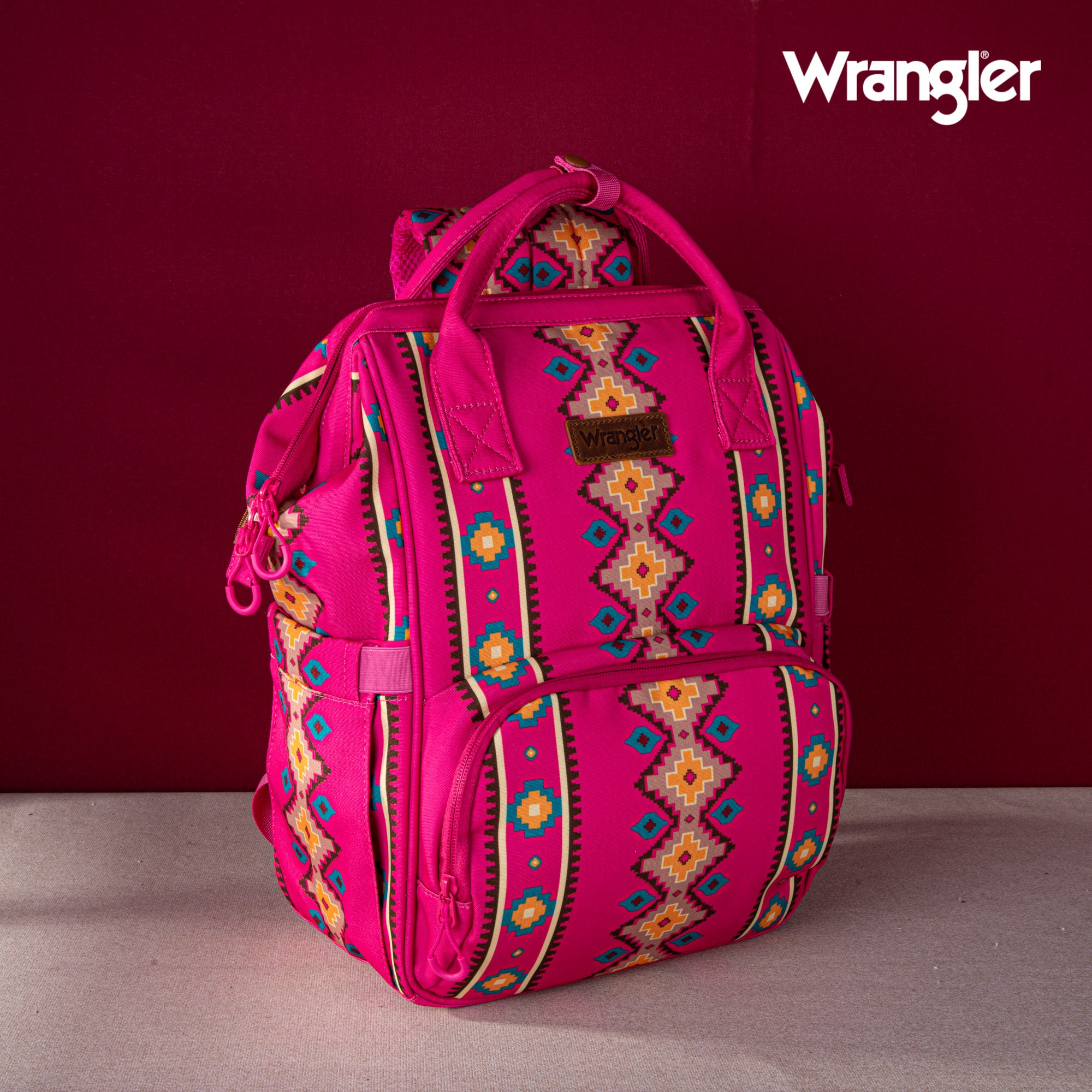 Wrangler Aztec Southwestern Print Diaper Bag