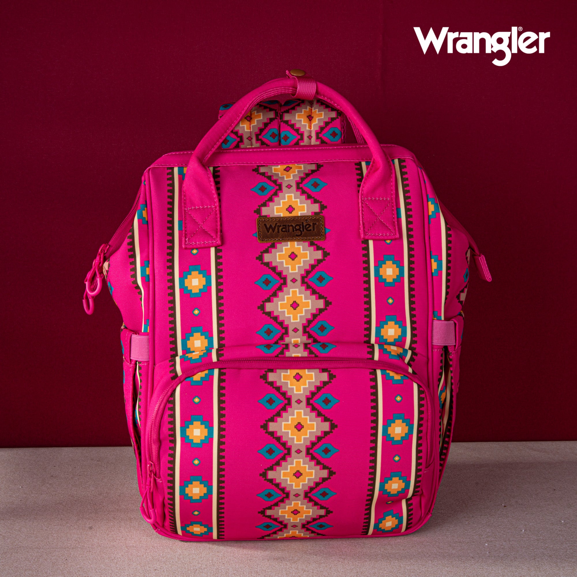 Wrangler Aztec Southwestern Print Diaper Bag