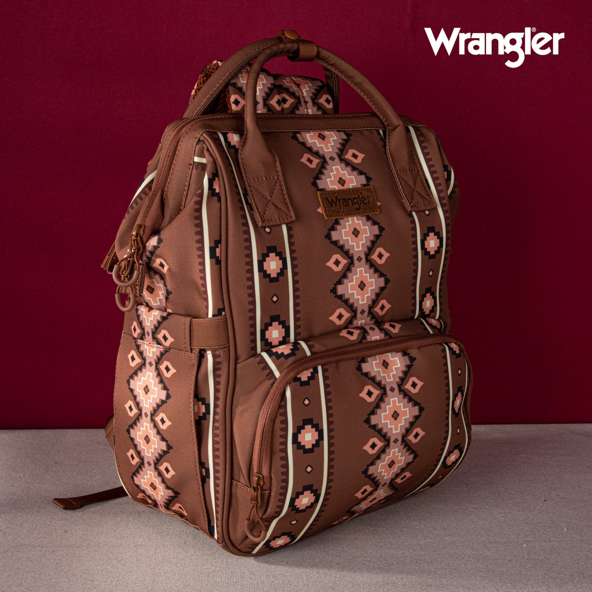 Wrangler Aztec Southwestern Print Diaper Bag