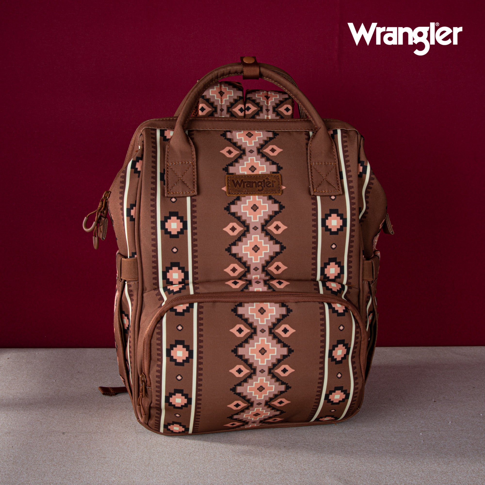 Wrangler Aztec Southwestern Print Diaper Bag