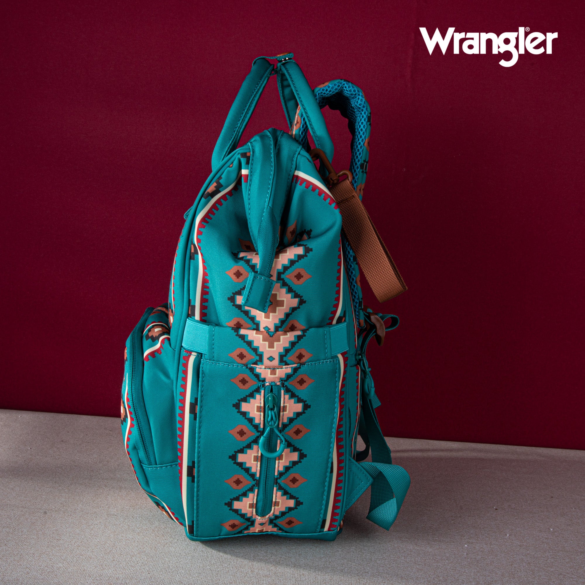 Wrangler Aztec Southwestern Print Diaper Bag