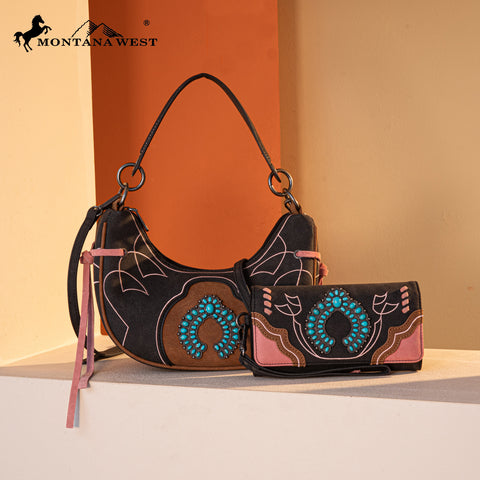 Montana West Concho Luna Crossbody Bag Set