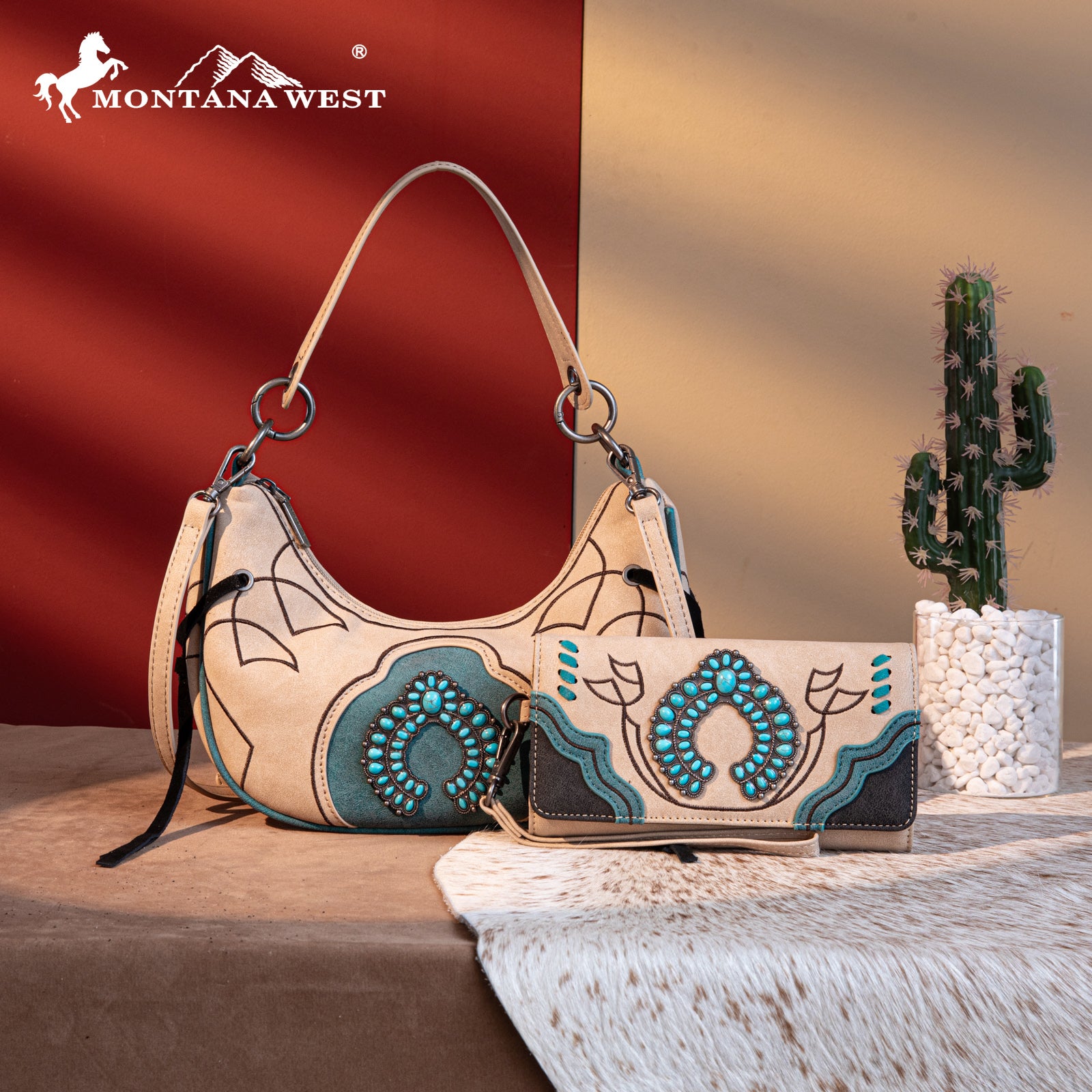 Montana West Concho Luna Crossbody Bag Set