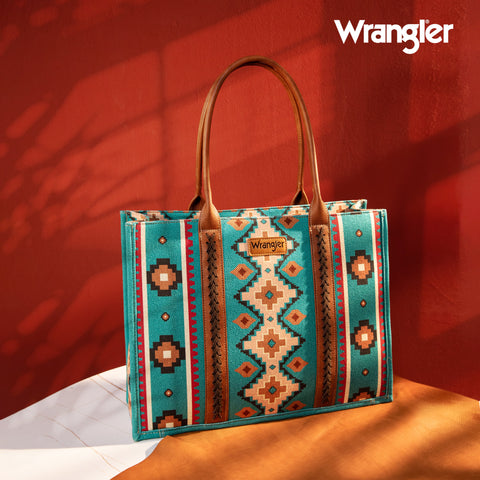 Wrangler Southwestern Crossbody Tote Bag