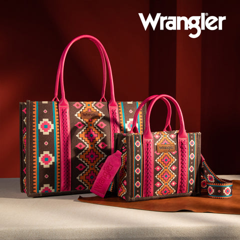 Wrangler Southwestern Crossbody Tote Bag