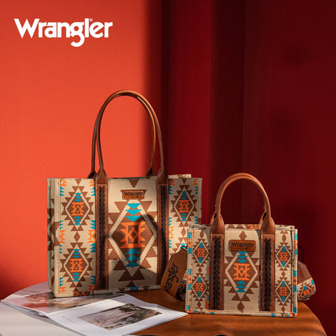 Wrangler Southwestern Crossbody Tote Bag