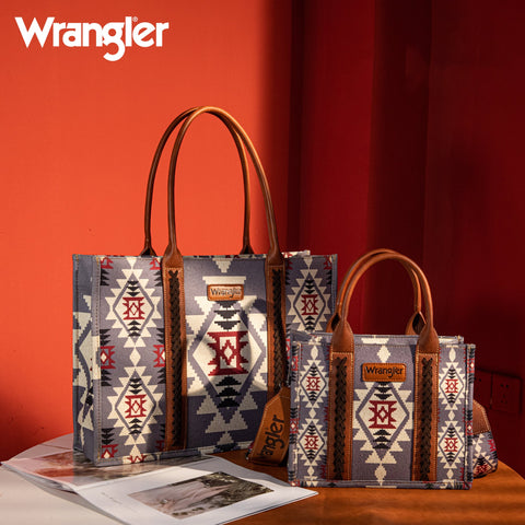 Wrangler Southwestern Crossbody Tote Bag