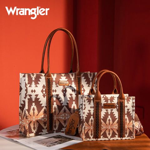 Wrangler Southwestern Crossbody Tote Bag