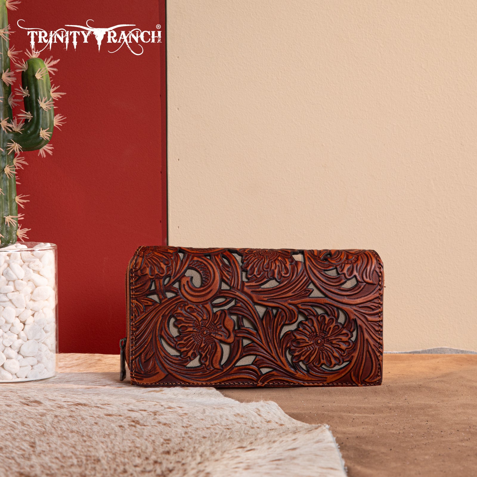 Trinity Ranch Tooled Wallet