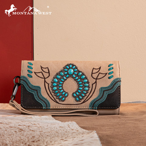 Montana West Fringe Concho Crossbody Purse Set