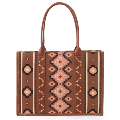 Wrangler Southwestern Crossbody Tote Bag