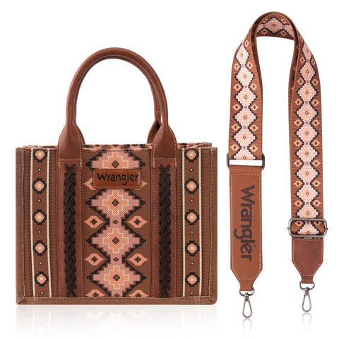 Wrangler Southwestern Crossbody Tote Bag