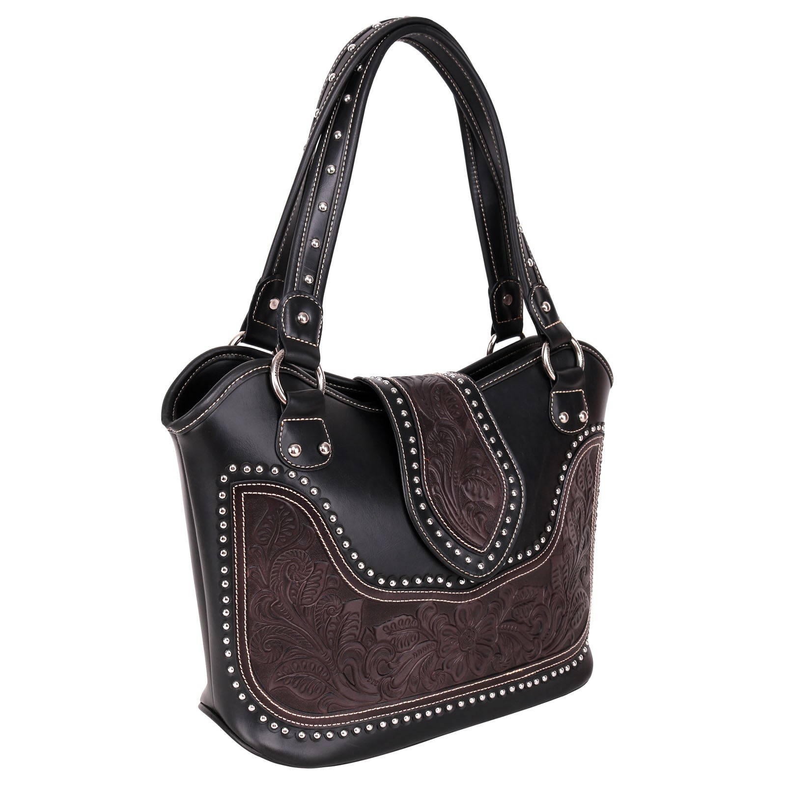 Montana West Tooling Concealed Carry Collection Handbag