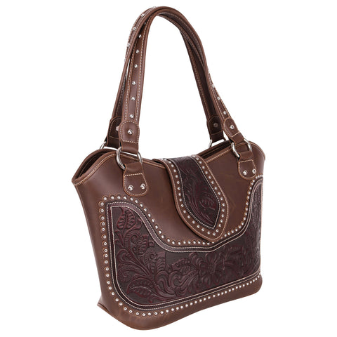 Montana West Tooling Concealed Carry Collection Handbag