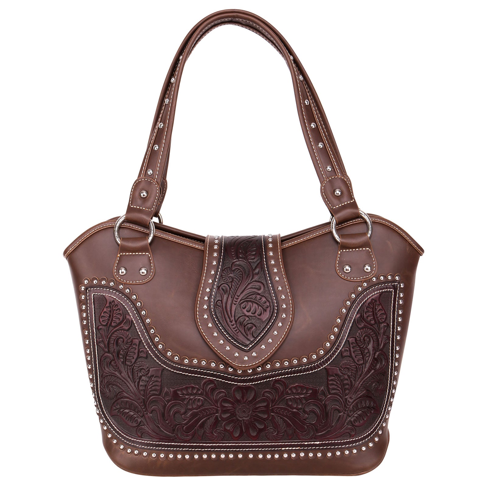 Montana West Tooling Concealed Carry Collection Handbag