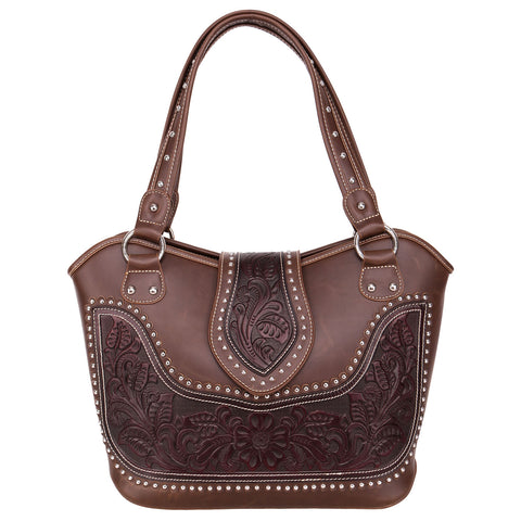 Montana West Tooling Concealed Carry Collection Handbag