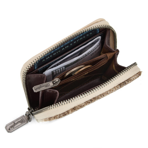 Wrangler Cowhide Womens Wallet Small Credit Card Holder Slim Thin Money Organizer