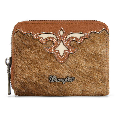 Wrangler Cowhide Womens Wallet Small Credit Card Holder Slim Thin Money Organizer