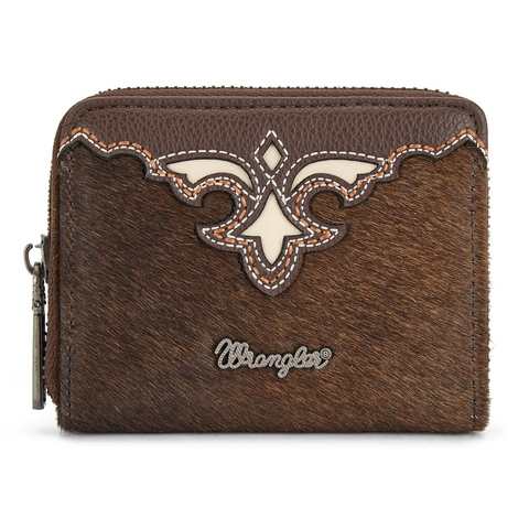 Wrangler Cowhide Womens Wallet Small Credit Card Holder Slim Thin Money Organizer
