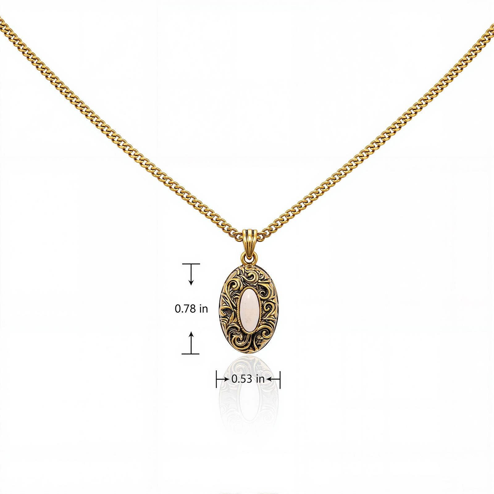 Wrangler Western Pendant Necklace for Women 14K Gold Statement Carvings Turquoise Cowgirl Vintage Jewelry