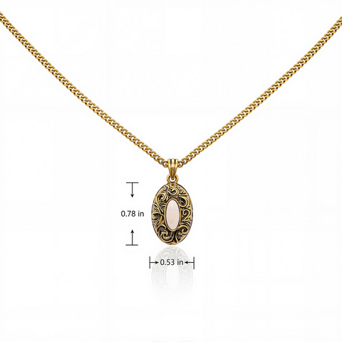 Wrangler Western Pendant Necklace for Women 14K Gold Statement Carvings Turquoise Cowgirl Vintage Jewelry