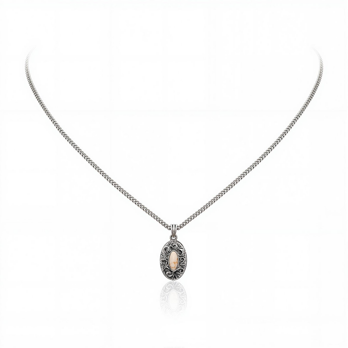 Wrangler Western Pendant Necklace for Women 14K Gold Statement Carvings Turquoise Cowgirl Vintage Jewelry