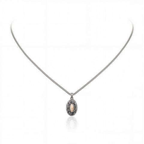 Wrangler Western Pendant Necklace for Women 14K Gold Statement Carvings Turquoise Cowgirl Vintage Jewelry