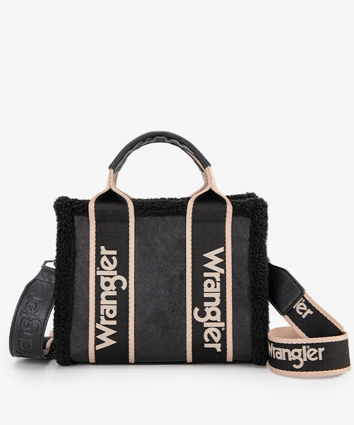 Wrangler Sherpa Trim Crossbody Bag