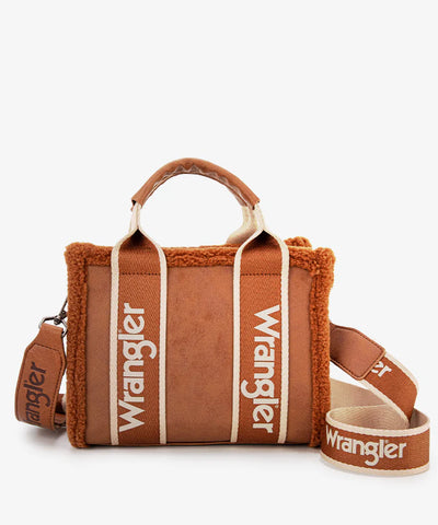 Wrangler Sherpa Trim Crossbody Bag