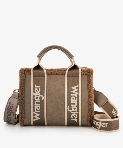 Wrangler Sherpa Trim Crossbody Bag