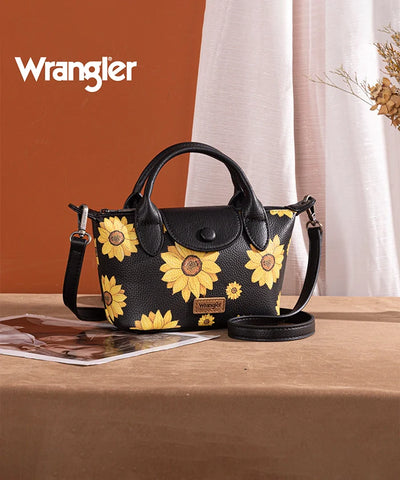 Wrangler Sunflower Print Mini Crossbody Bag
