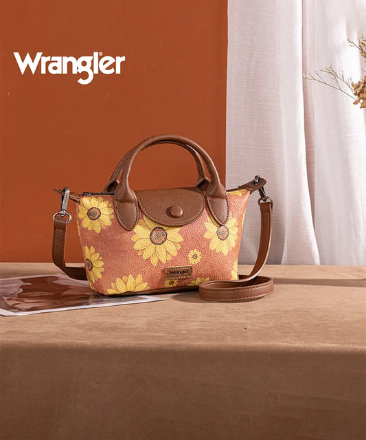 Wrangler Sunflower Print Mini Crossbody Bag