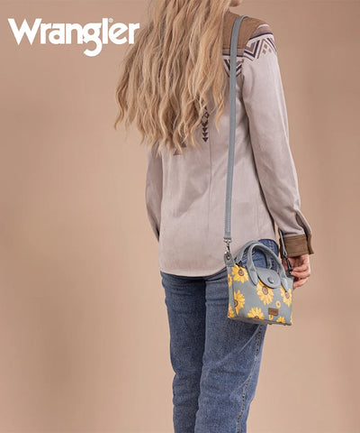 Wrangler Sunflower Print Mini Crossbody Bag
