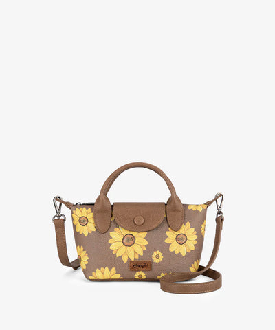 Wrangler Sunflower Print Mini Crossbody Bag