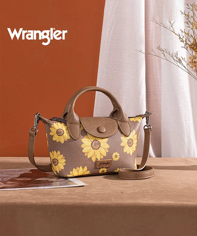Wrangler Sunflower Print Mini Crossbody Bag