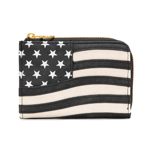 MONTANA WEST VINTAGE AMERICAN FLAG WALLET